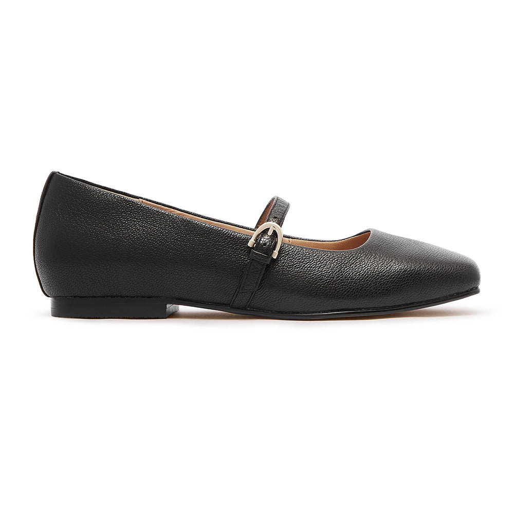 Frankie4 Hepburn Flat Womens Shoes Black