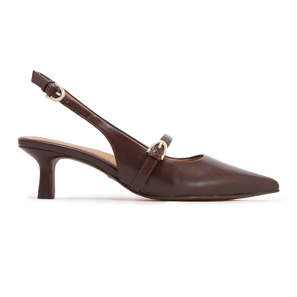 Frankie4 Coco Heel Womens Shoes Chestnut