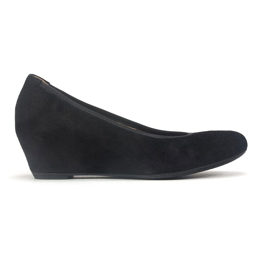 Gabor 0.5360 Dress Wedge Womens Shoes Black Suede