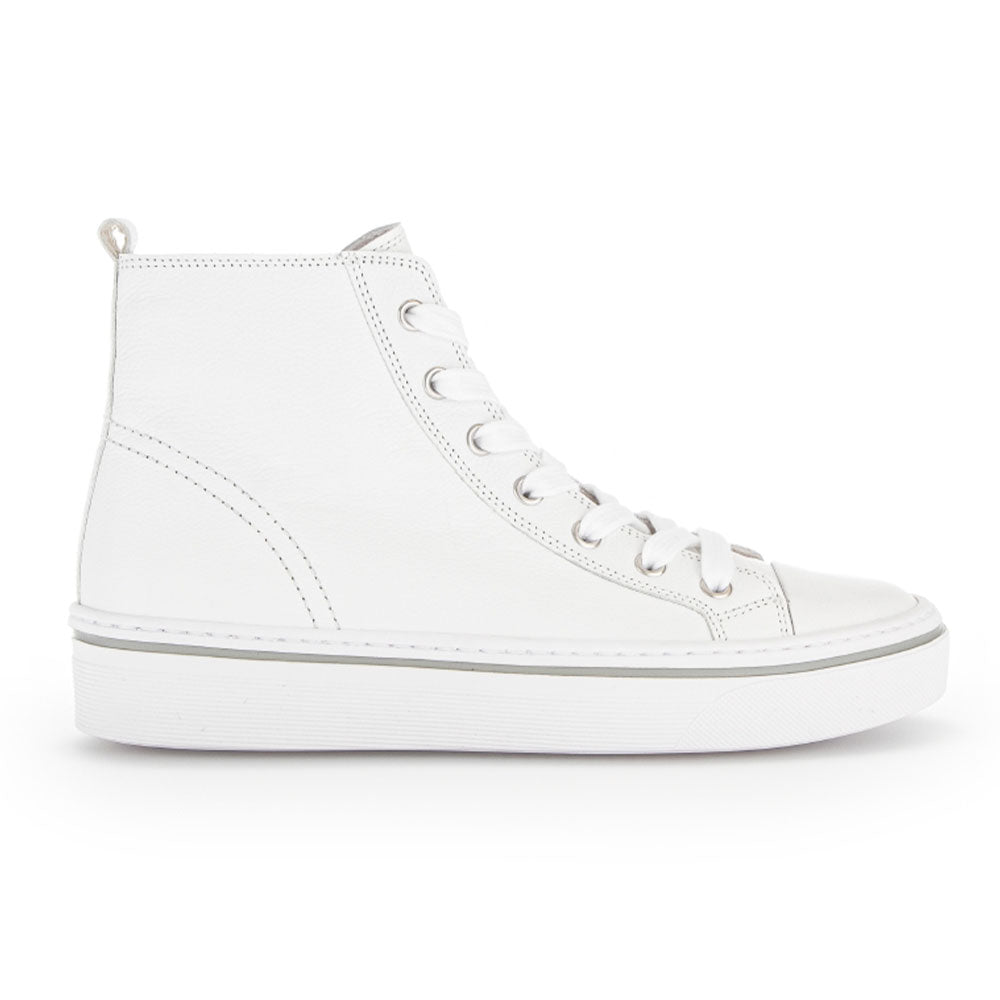 Gabor Hi Top Sneaker 23160 Womens Shoes 21 Weiss