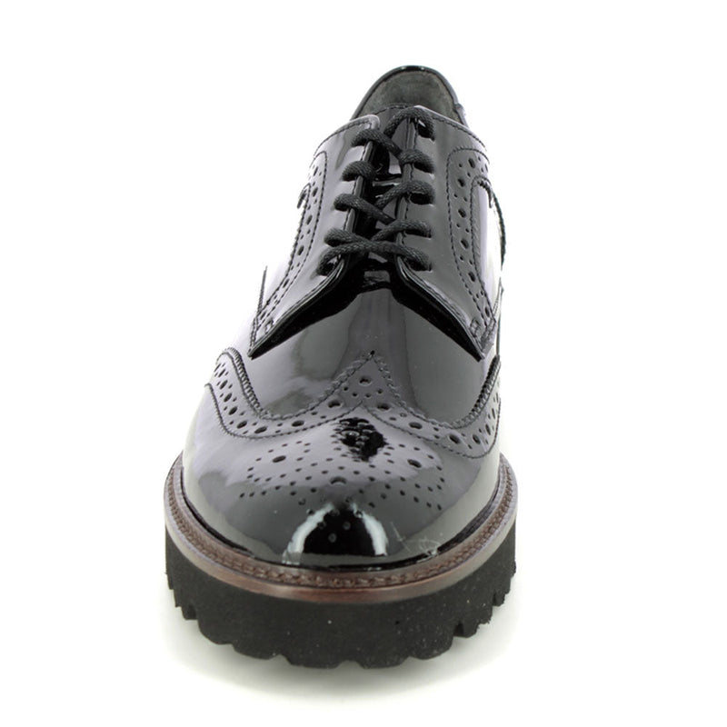 Gabor 05.244 Patent Leather Lace Up Womens Shoes 