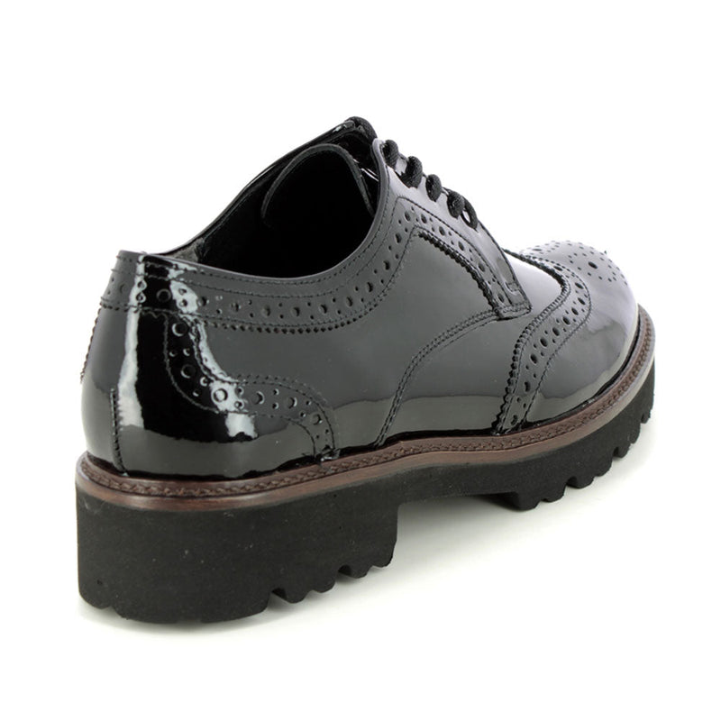 Gabor 05.244 Patent Leather Lace Up Womens Shoes 