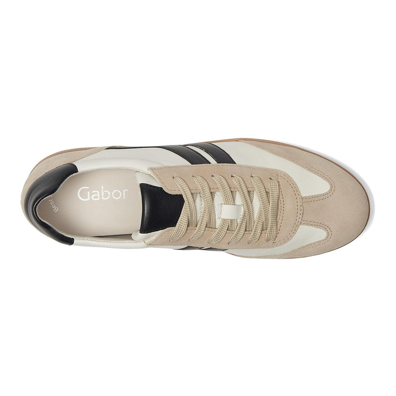 Gabor 63.300 Retro Leather Sneaker | Simons Shoes