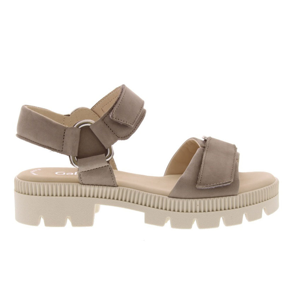 Gabor Suede Sandal 84.632 Womens Shoes Leinen