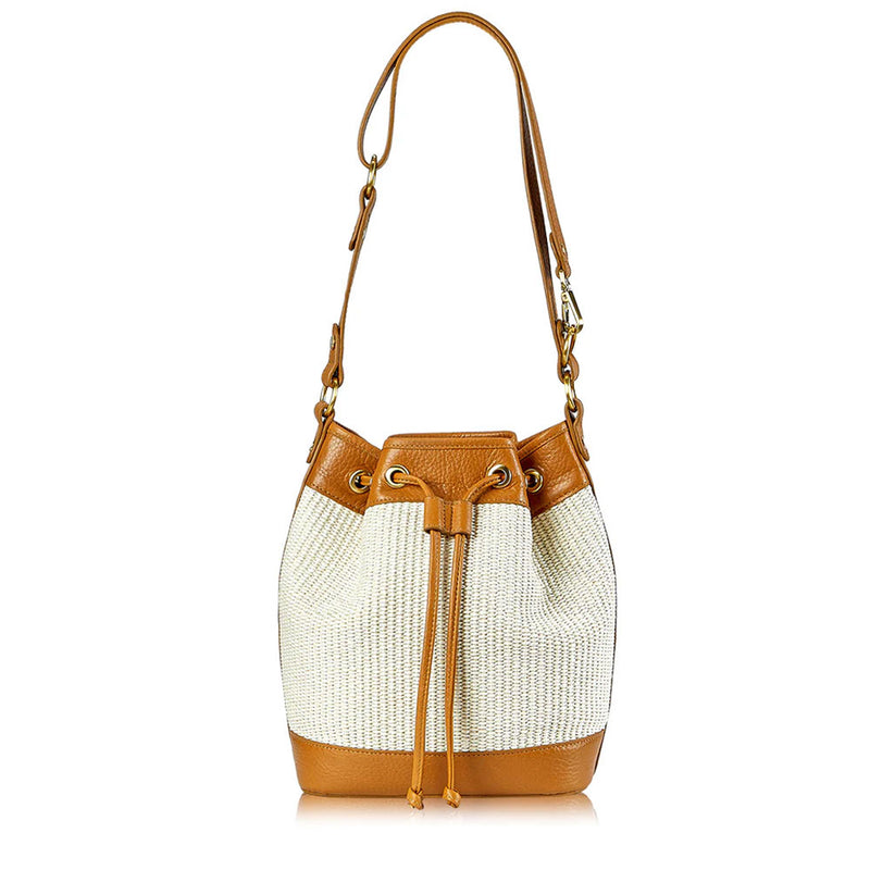 GiGi New York Cassie Bucket Bag Handbags Camel