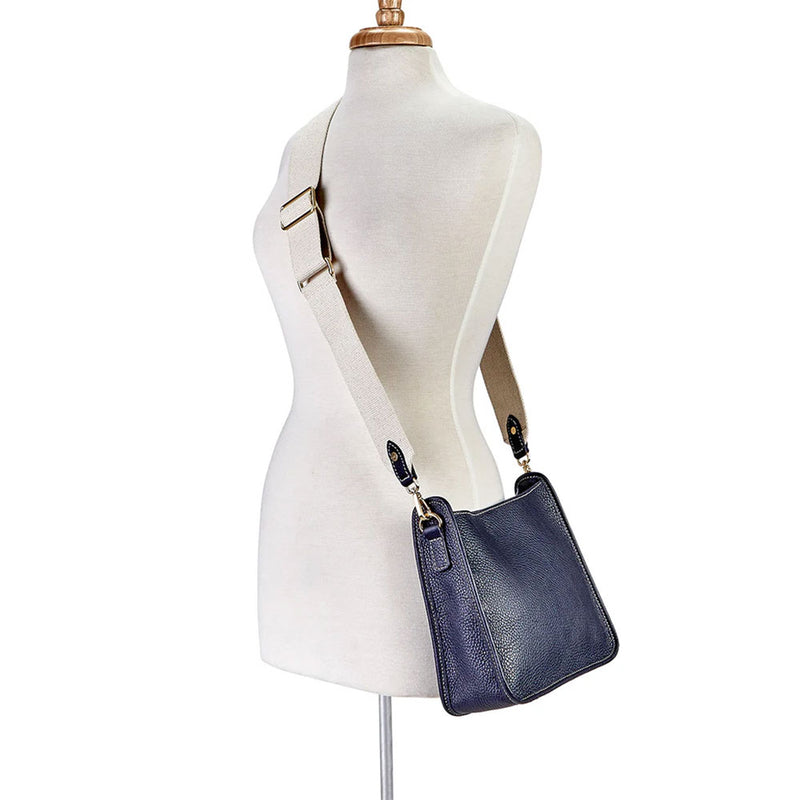 GiGi New York Elle Pebble Grain Leather Crossbody Bag