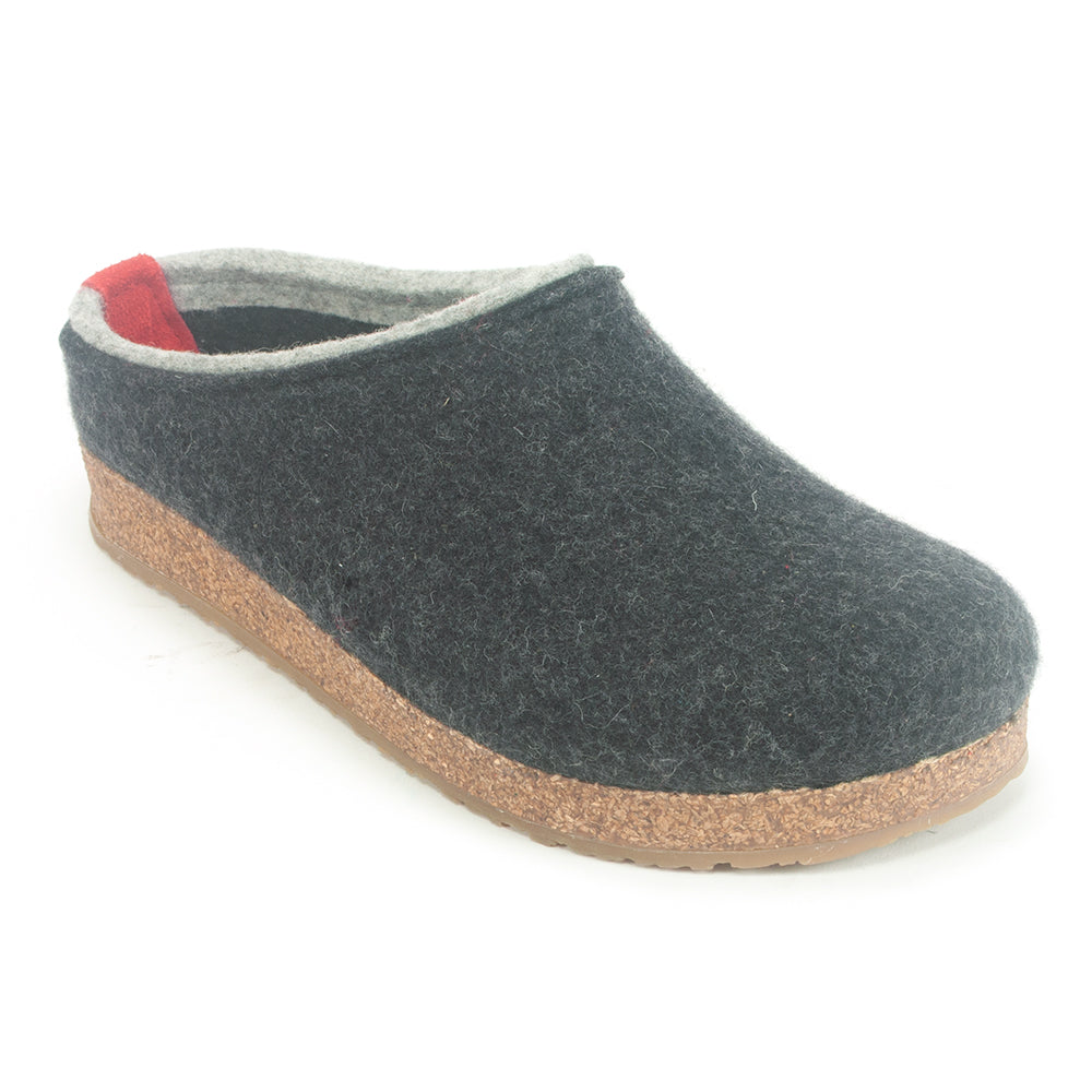 Haflinger Kris Slipper Womens Shoes Charcoal
