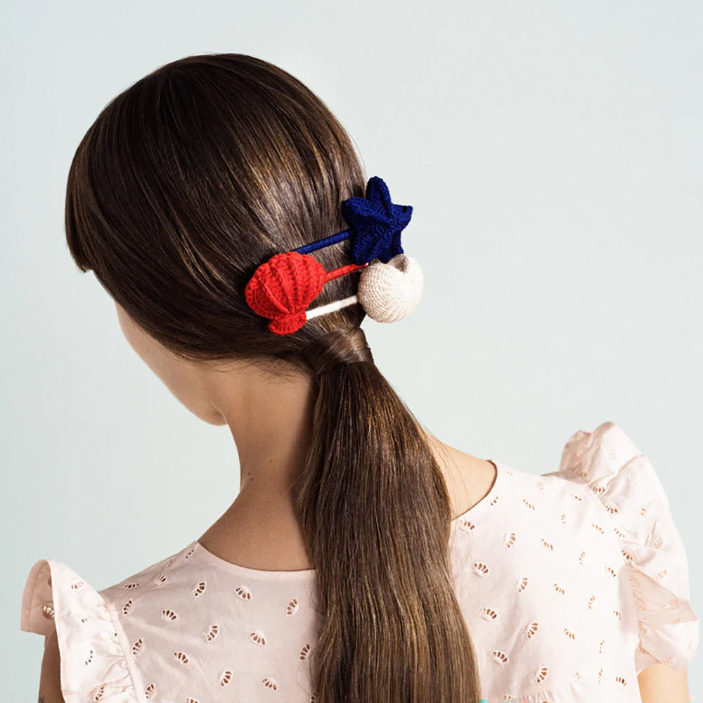 Hansel From Basel Beachside Hair Clips 3pr Accessories