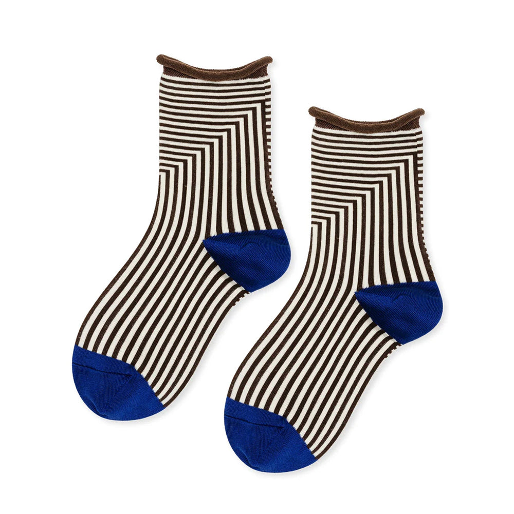 Hansel From Basel Corbusier Crew Womens Hosiery Brown