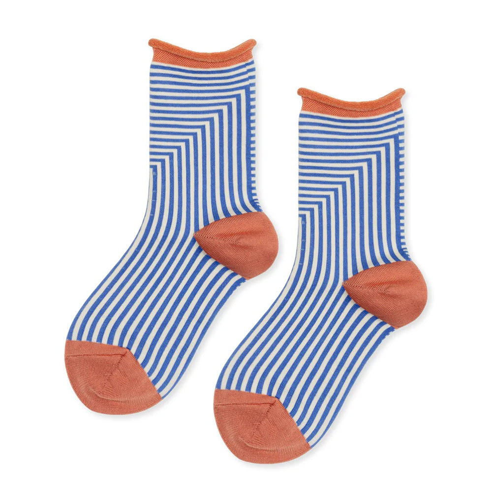 Hansel From Basel Corbusier Crew Womens Hosiery Cornflower