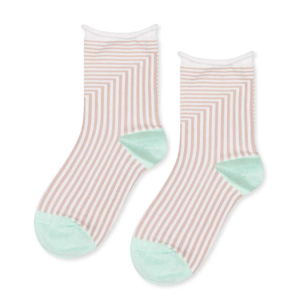 Hansel From Basel Corbusier Crew Womens Hosiery Mint