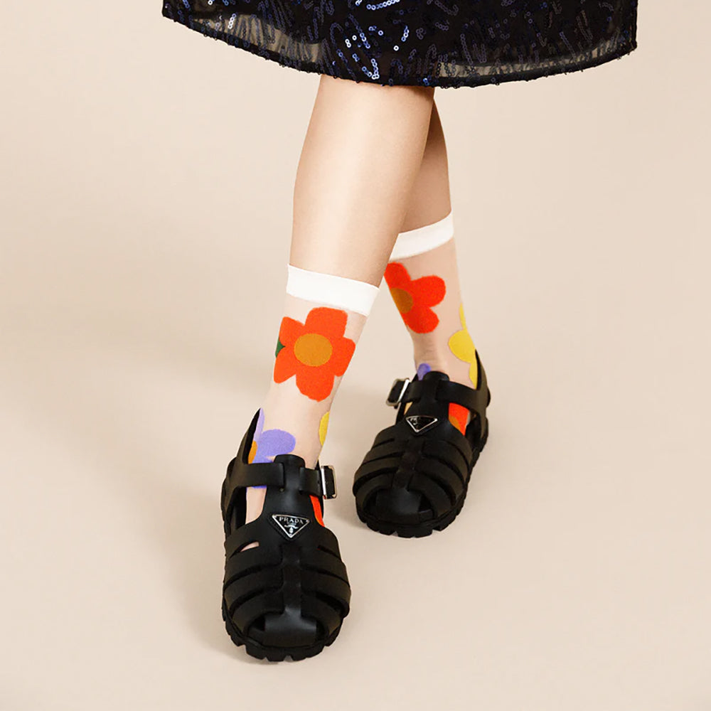 Hansel From Basel Ethel Sheer Crew Womens Hosiery