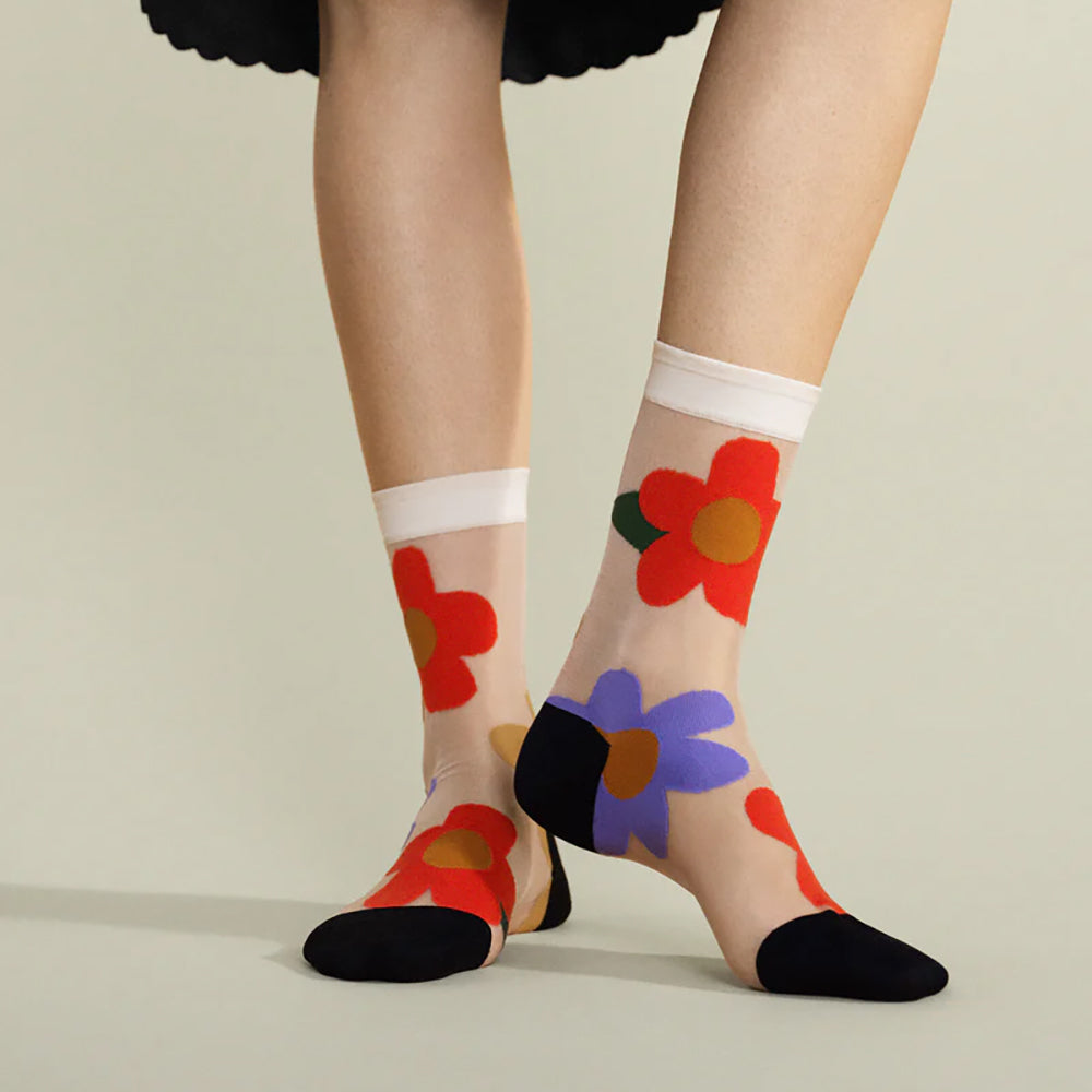 Hansel From Basel Ethel Sheer Crew Womens Hosiery
