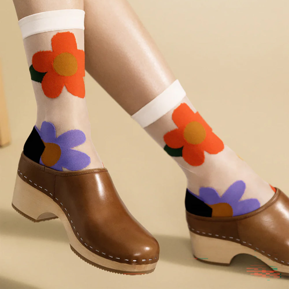 Hansel From Basel Ethel Sheer Crew Womens Hosiery