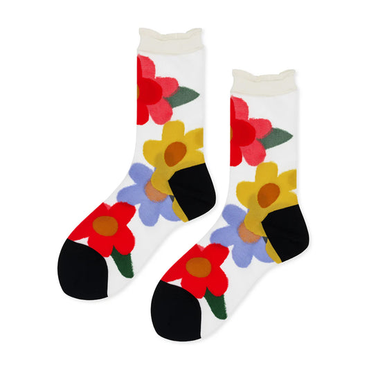 Hansel From Basel Ethel Sheer Crew Womens Hosiery