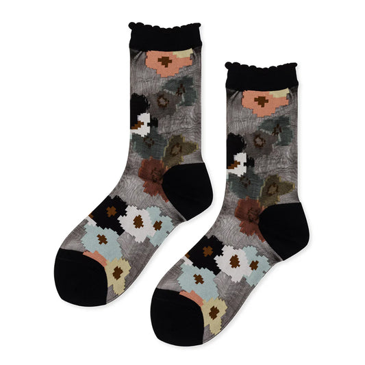 Hansel From Basel Margot Sheer Crew Womens Hosiery