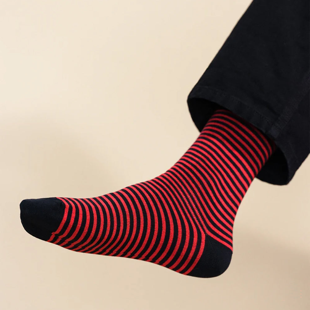 Hansel From Basel Nautical Stripe Men's Sock Mens Hosiery