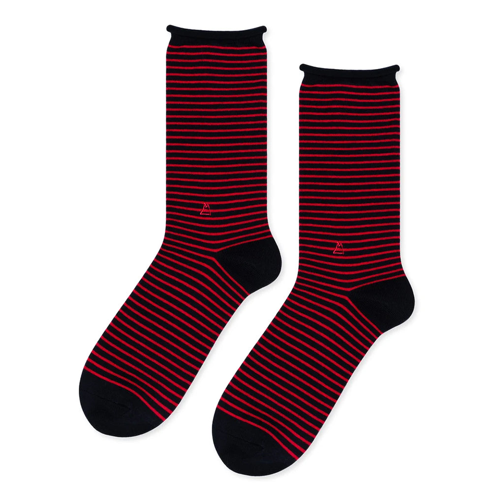 Hansel From Basel Nautical Stripe Men's Sock Mens Hosiery