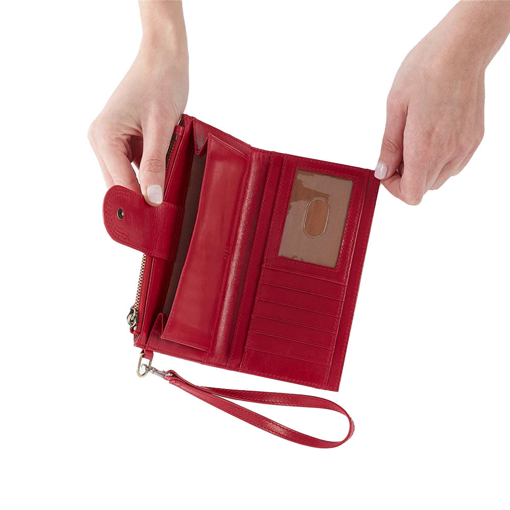 Hobo Kali Phone Wallet Handbags Claret