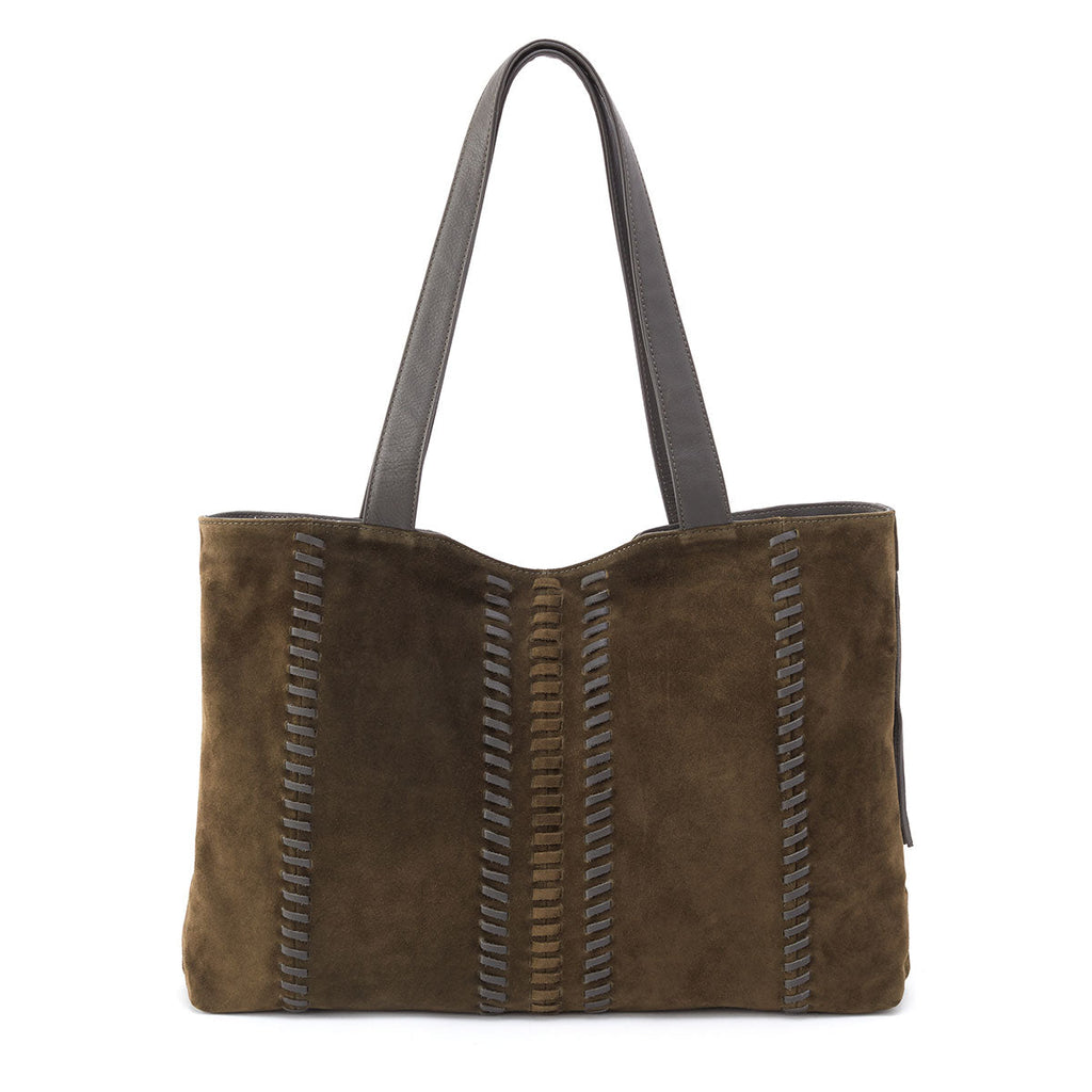 Sawyer Camel Leather Bag with Fringe