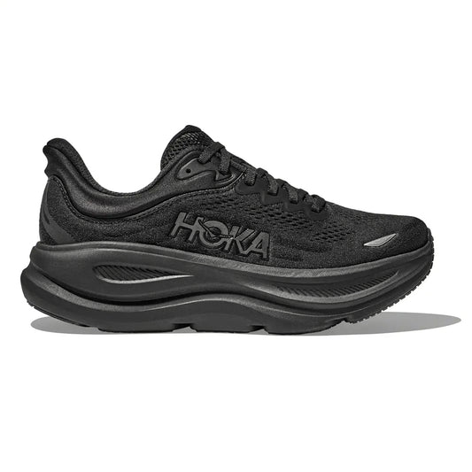 Hoka Men's Bondi 9 Wide Mens Shoes Black / Black