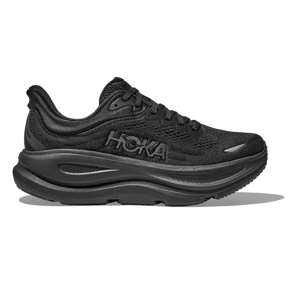 Hoka Men's Bondi 9 Wide Mens Shoes Black / Black