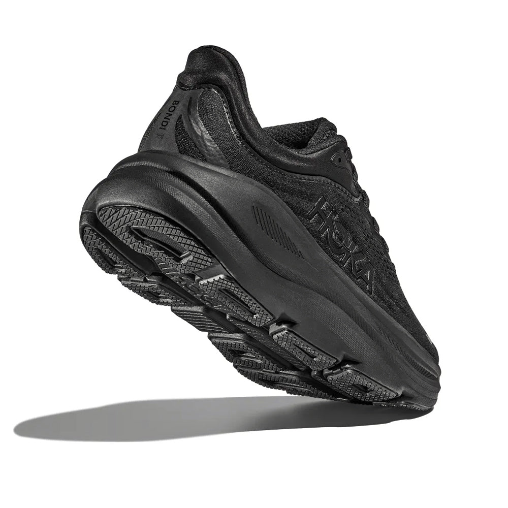 Hoka Men's Bondi 9 Wide Mens Shoes Black / Black