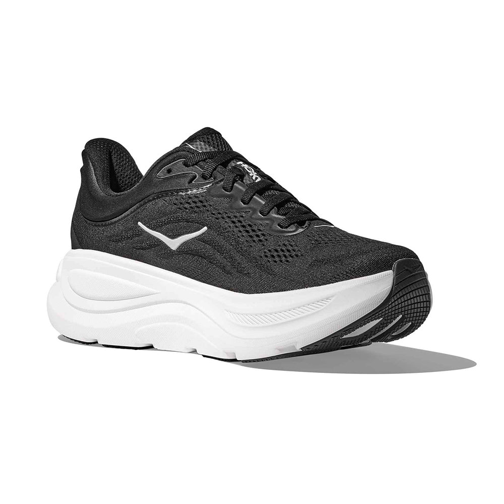 Hoka Men's Bondi 9 Wide Mens Shoes Black / White