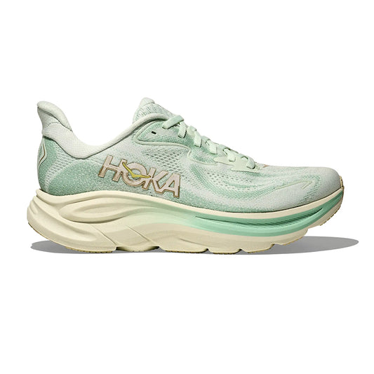 Hoka Clifton 10 Wide Womens Shoes Sea Glass/Jadeite