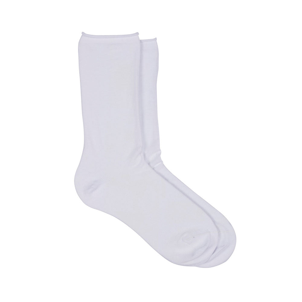 Hue Superlite Cotton Socks (U21642) Womens Hosiery 79100 White
