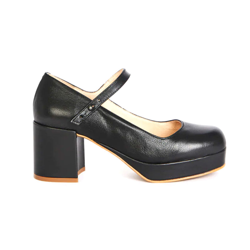 Intentionally Blank Mika Platform Mary Jane Womens Shoes Black