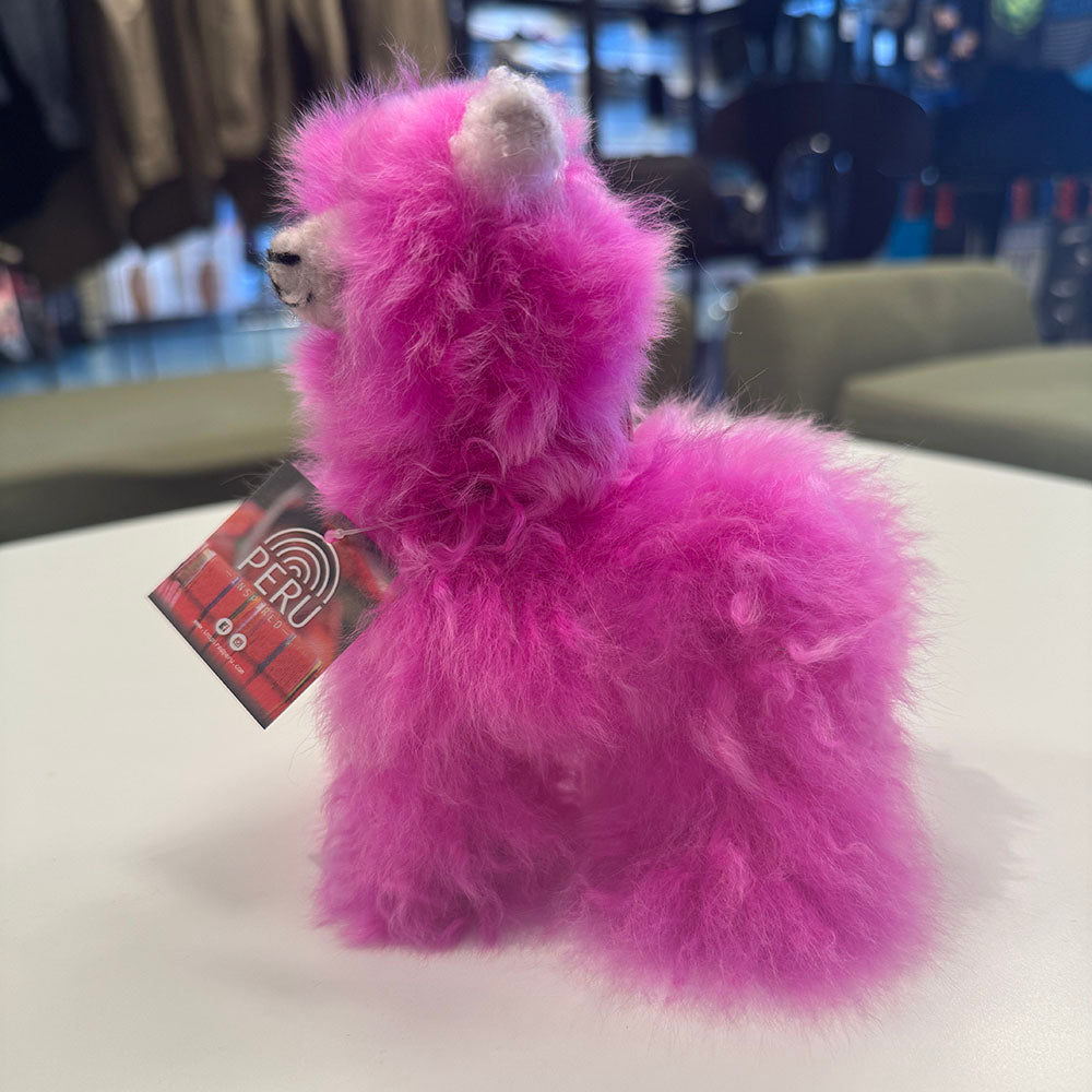 Inspired Peru Bag Charm Llama Accessories hot pink