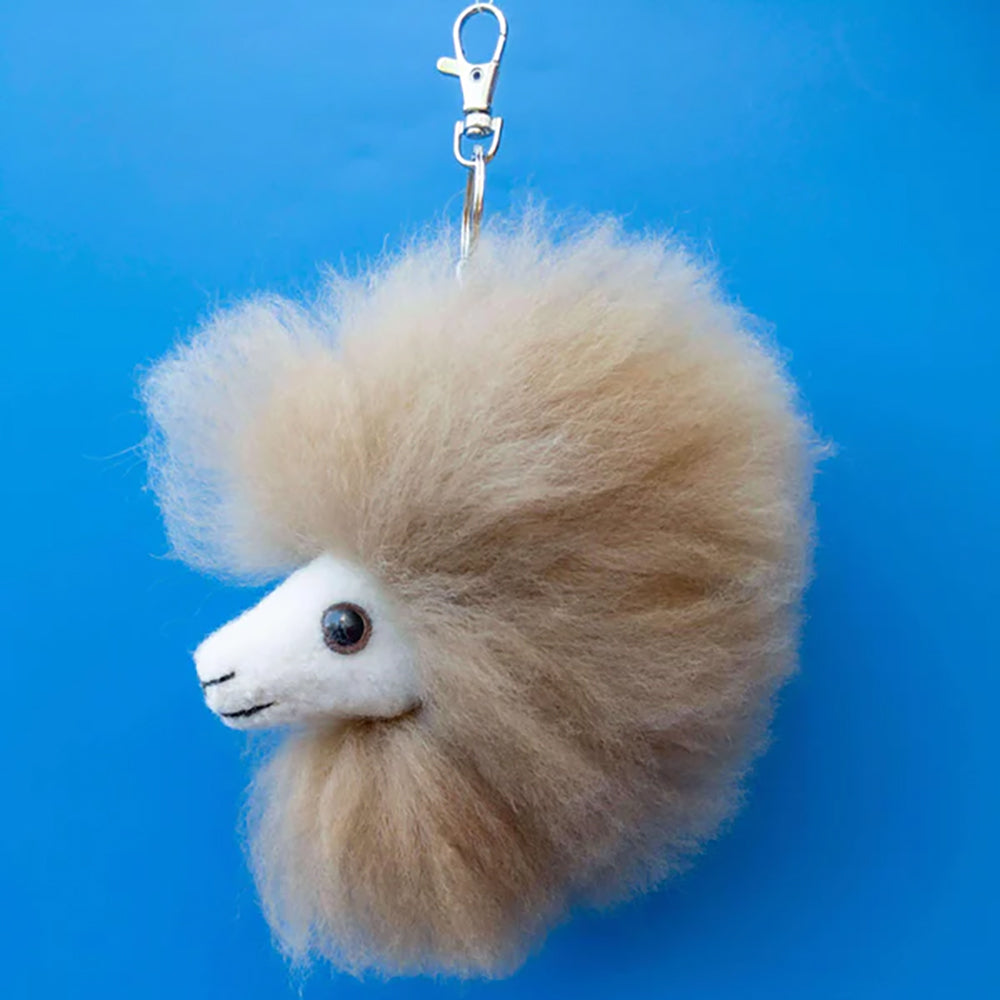 Inspired Peru Happy Alpaca Bag Keychain | Simons Shoes