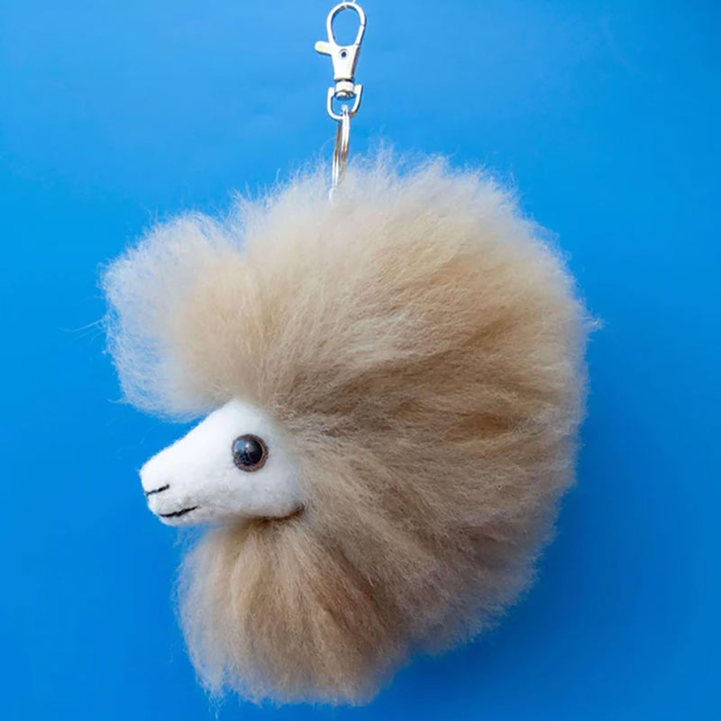 Inspired Peru Happy Alpaca Bag Keychain | Simons Shoes