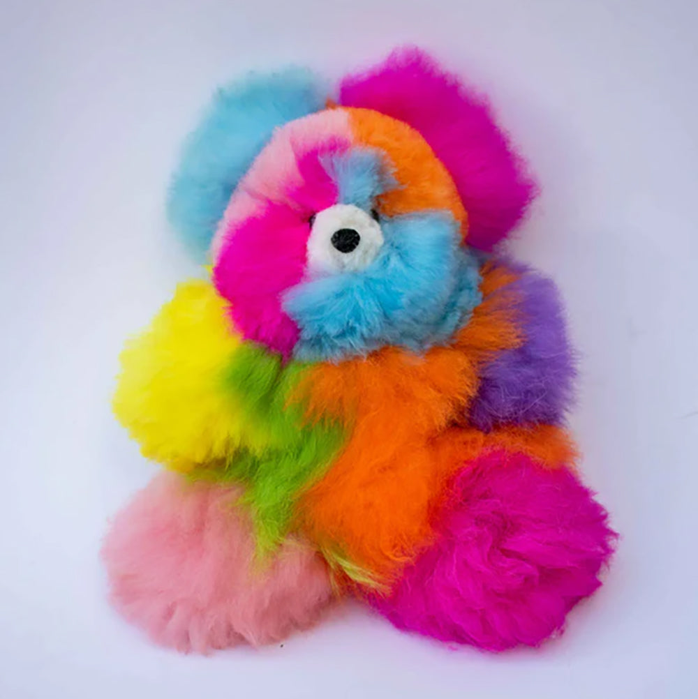 Inspired Peru Rainbow Bear Handscrafted Plush | Simons Shoes