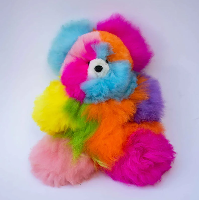 Inspired Peru Rainbow Bear Handscrafted Plush | Simons Shoes