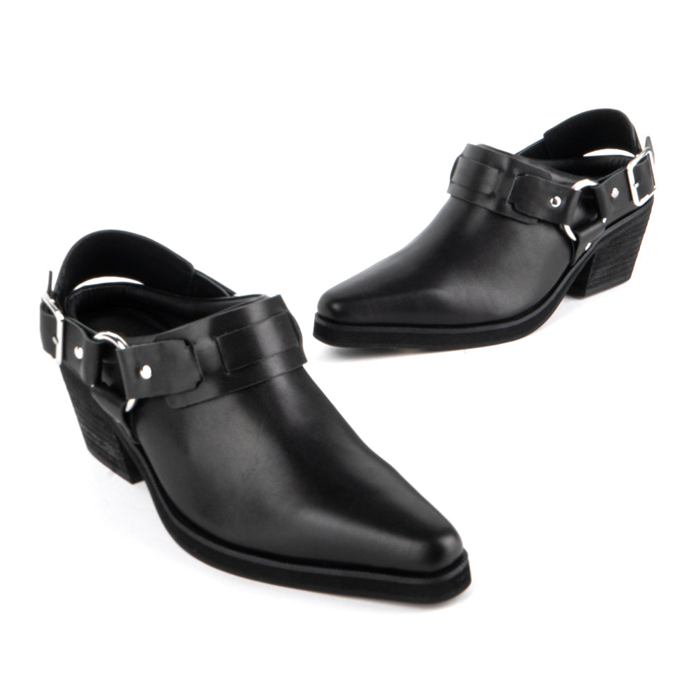 Intentionally Blank Friday Western Style Leather Short Heel | Simons Shoes