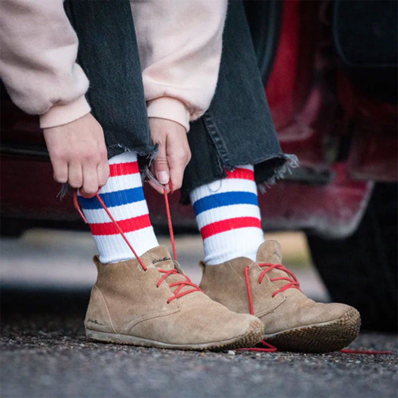 J.B.Fields Varsity Striped Athletic Sock Mens Hosiery 