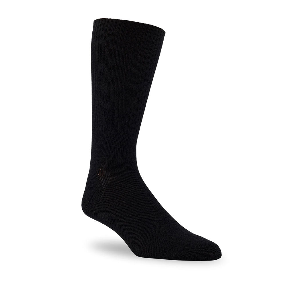 J.B.Fields Non-Elastic Weekender Sock Mens Hosiery Black