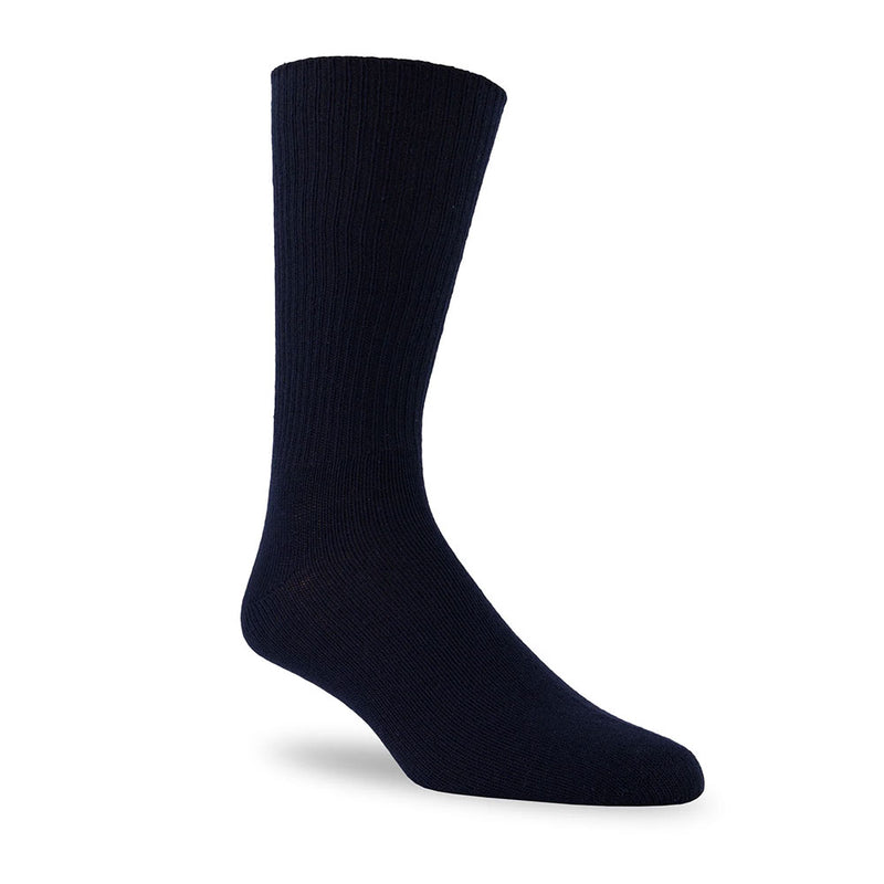 J.B.Fields Non-Elastic Weekender Sock Mens Hosiery Navy