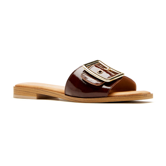 La Canadienne Stefan Sandal Womens Shoes Brown Crushed