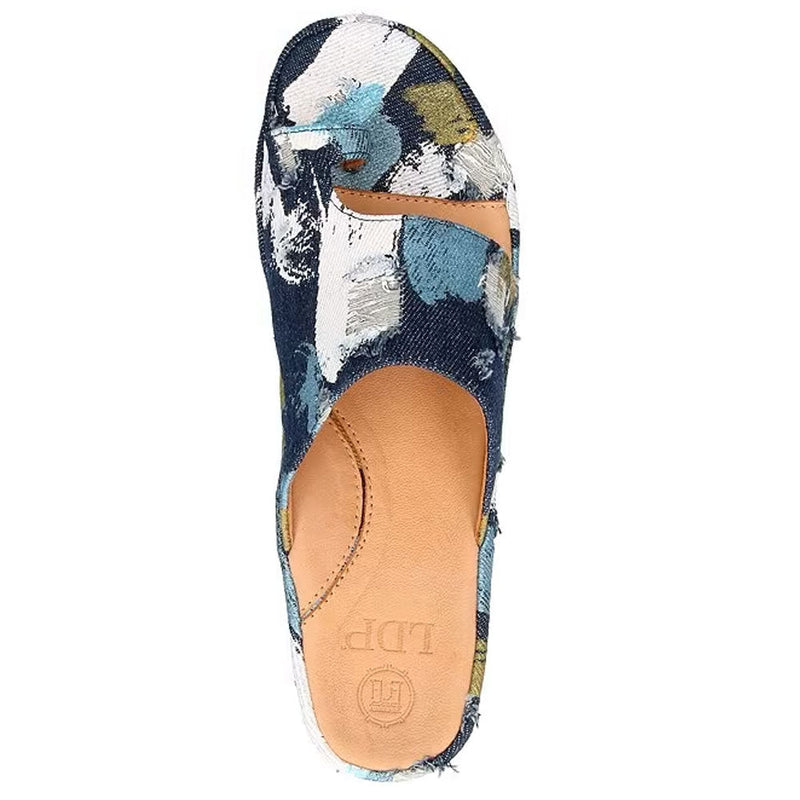 L'Amour Des Pieds Ahlina Slip on Sandal Womens Shoes 