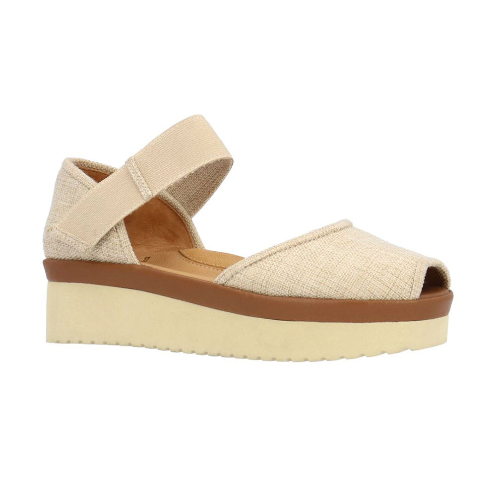 L'Amour Des Pieds Amadour Open Toe Wedge Sandal Womens Shoes Natural