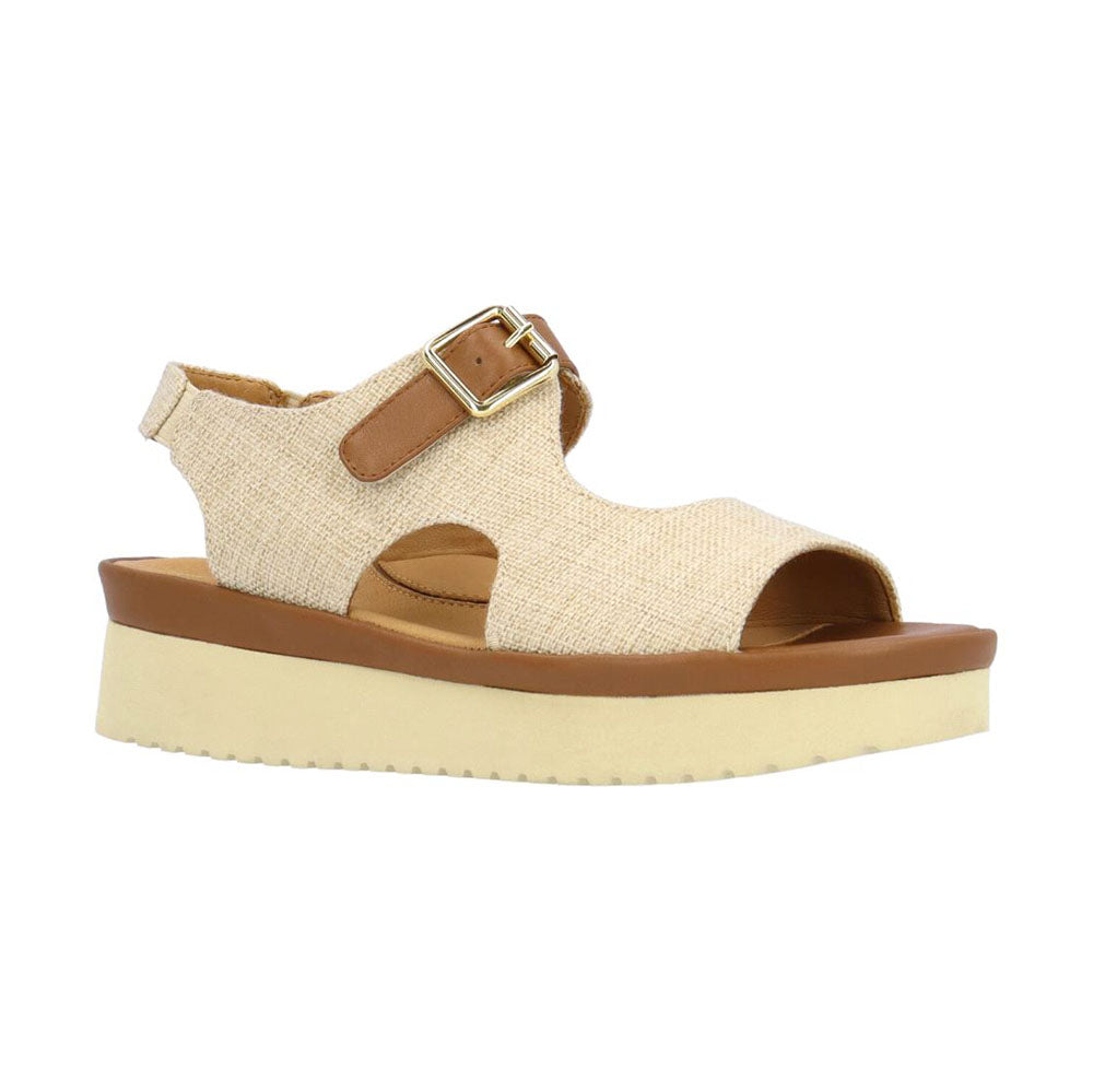 L'Amour Des Pieds Azenor Sling Back Sandal Natural