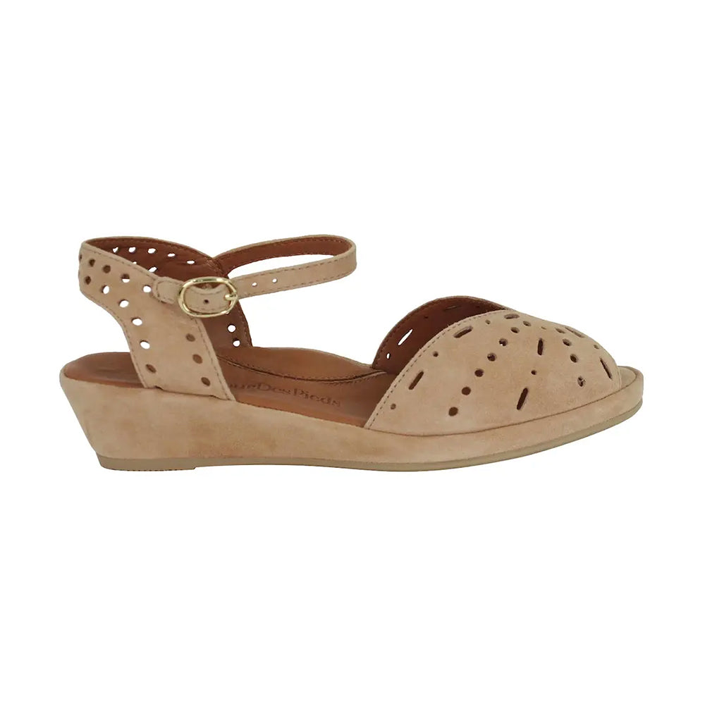 L'Amour Des Pieds Brenn Peep Toe Sandal Womens Shoes