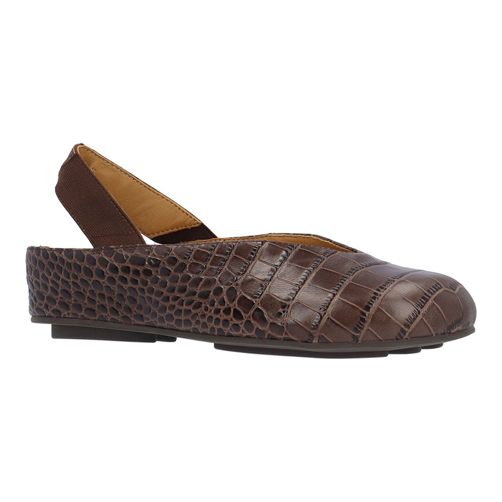 L'Amour Des Pieds Corisela Sling Back Flat Womens Shoes Espresso