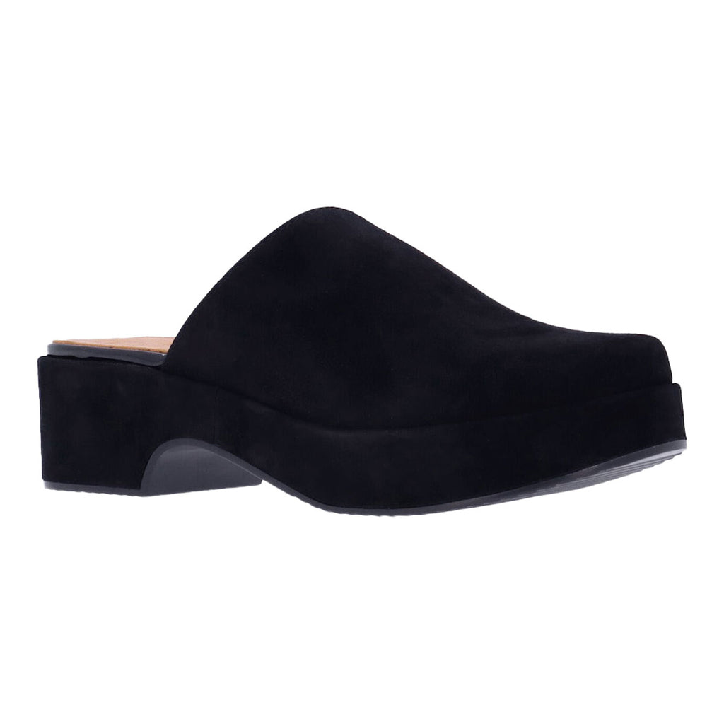L'Amour Des Pieds Galana Womens Shoes Black Kid Suede
