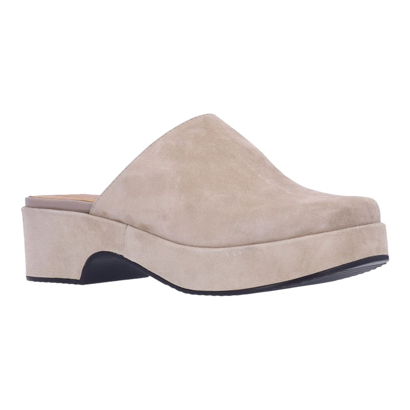 L'Amour Des Pieds Galana Womens Shoes Taupe Kid Suede