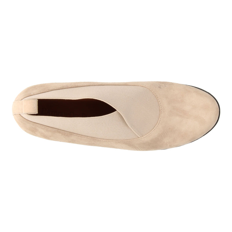 L'Amour Des Pieds Hashree Leather Round Toe Bootie Womens Shoes 