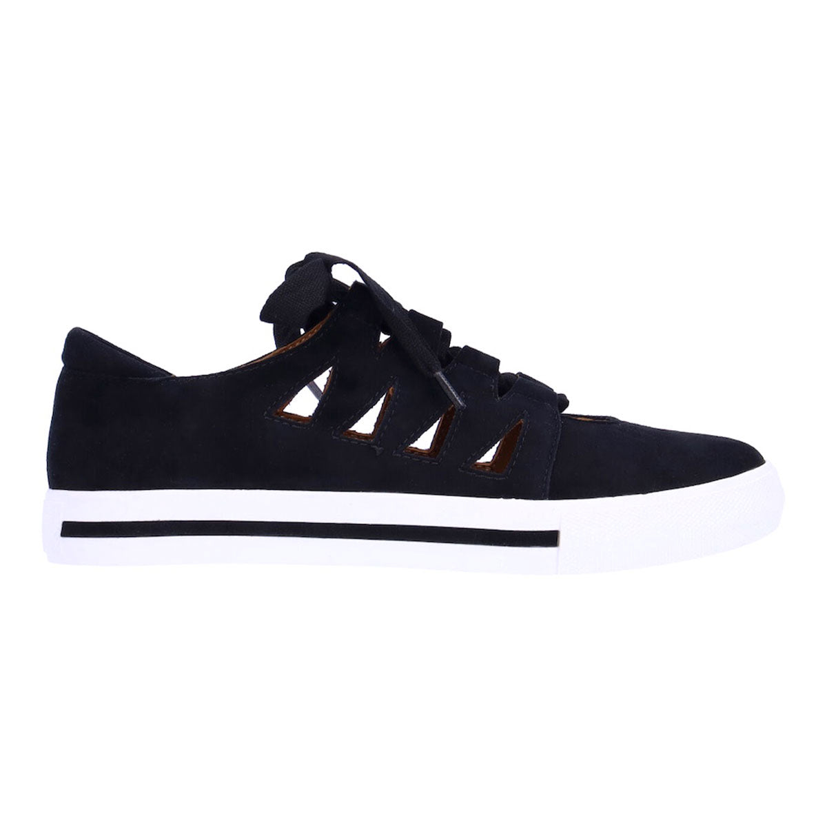L'Amour Des Pieds Kanav Womens Shoes Black Kid Suede